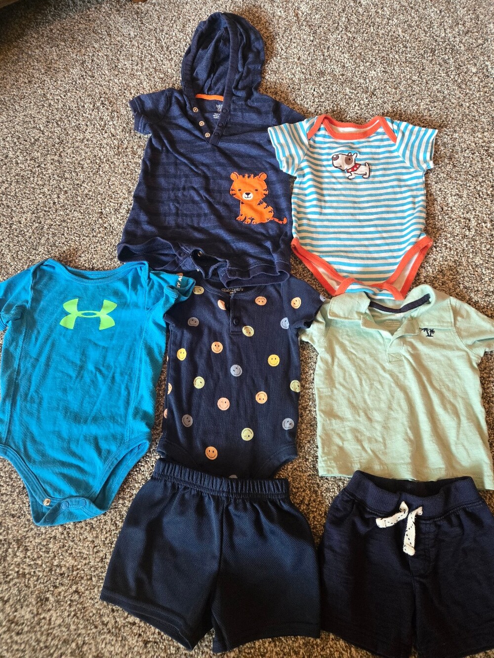 Boys 6-9 Month Summer Bundle Includes Under Armour
